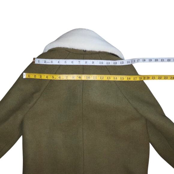 Madewell Eldridge Insuluxe Wool Blend Zip Coat Size Small - Picture 6 of 8